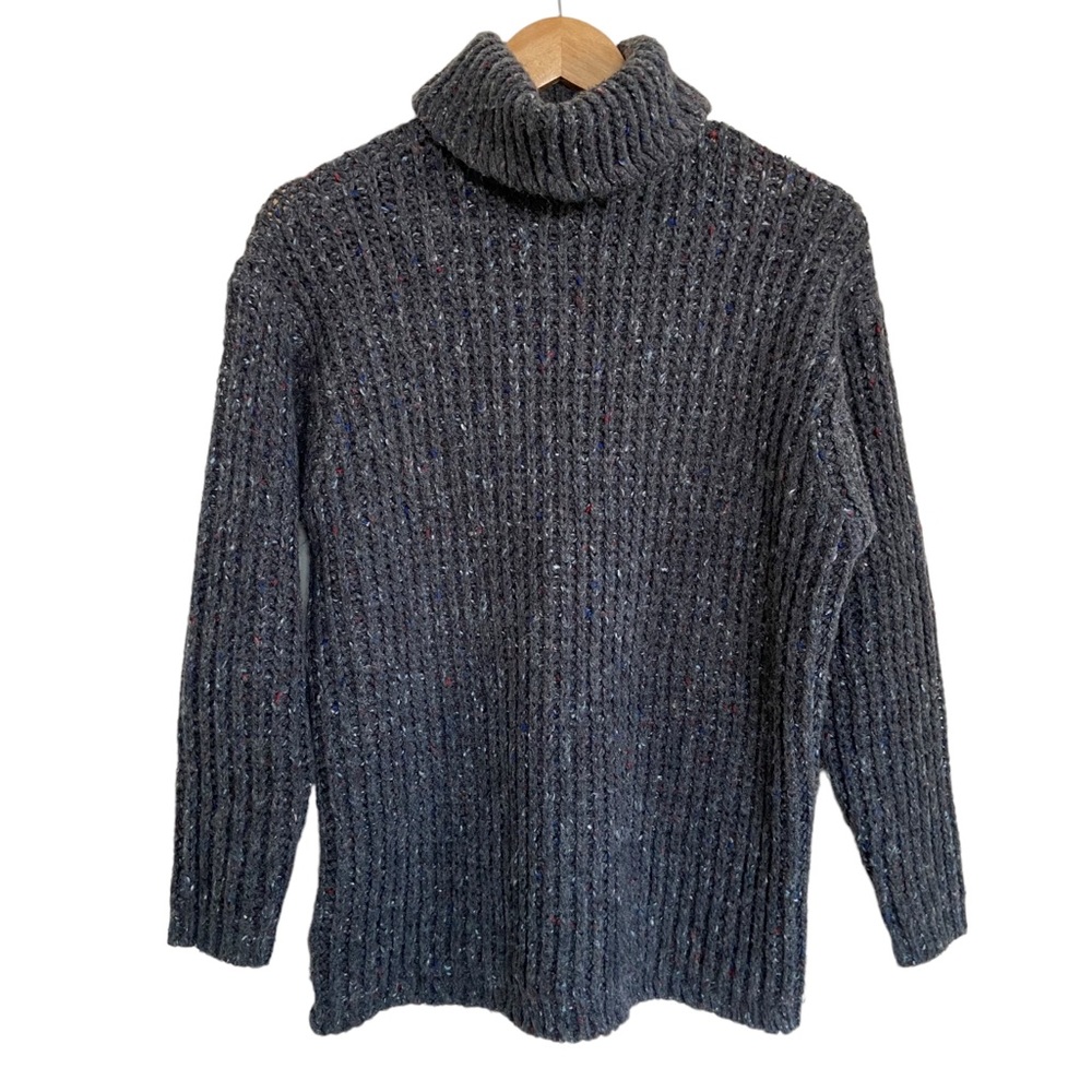 Together Vintage Turtleneck Cowl Wool Sweater